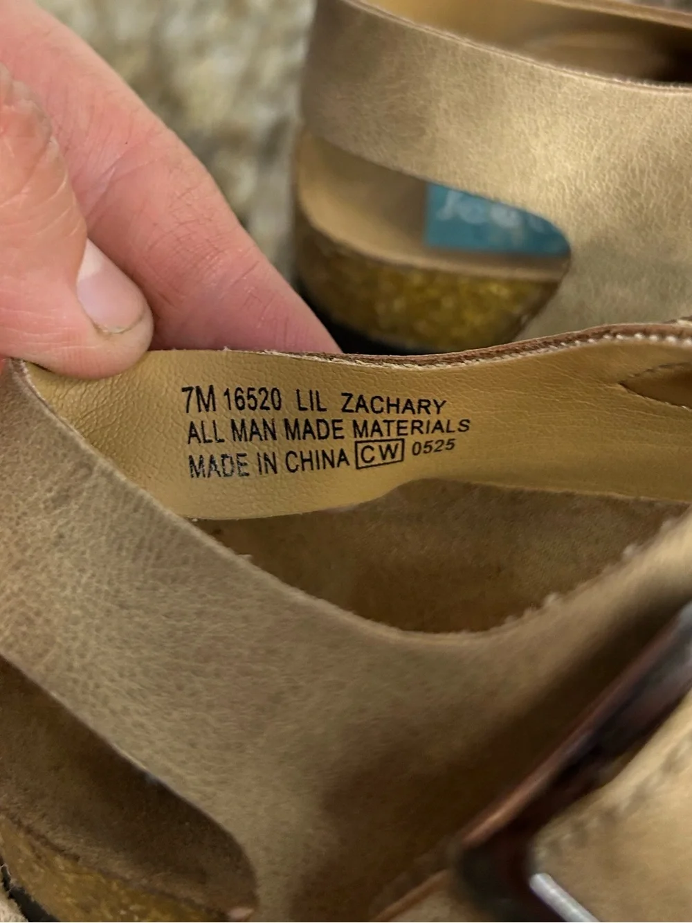 5‎ for $25🔥Scott David Tan Wedge Lil Zachary Sandals Toddler Size 7
